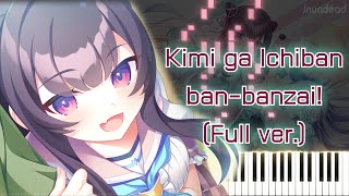 [LOVEPICAL-POPPY! OP] Kimi ga Ichiban-ban-banzai!/Ryou (Full ver.) Piano Arrangement