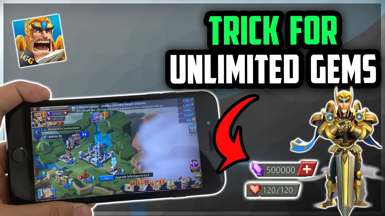 Lords Mobile Hack Tools - No Verification - Unlimited Gems Gold Stone  Timber.