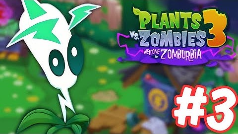 Plants vs. Zombies 3: Welcome to Zomburbia - Gameplay Walkthrough Part 3 - Lightning Reed!