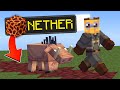 Minecraft But Every Step Turns Into The Nether...