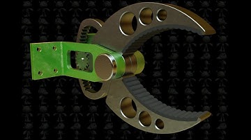 Mantis Gripper Mechanism 3D Model