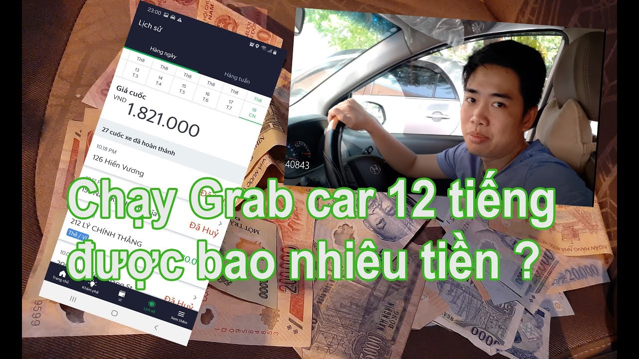 สมัคร grab car  New  #14 Trải nghiệm 12 tiếng chạy Grab Car thu nhập bao nhiêu ? |Xe \u0026 Công Nghệ| Zen Nguyễn 2019