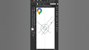 Google location marker (Pin) designing - Adobe illustrator