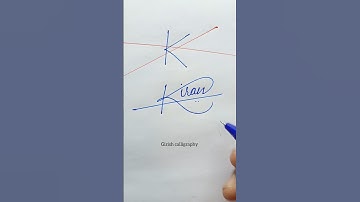 How to sign Kiran signature? #signature #shorts