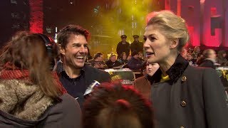 Rosamund Pike & Tom Cuise at  'Jack Reacher' World Premiere 2012