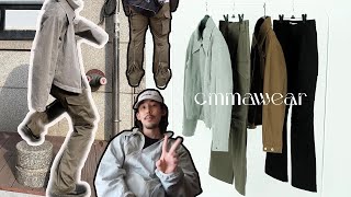 Cmmawear Hourglass Back Zip Cargo Pants in Dark Sage Review & Try