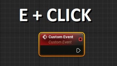 Unreal Engine 4: Adding Custom Event Shortcut Tutorial