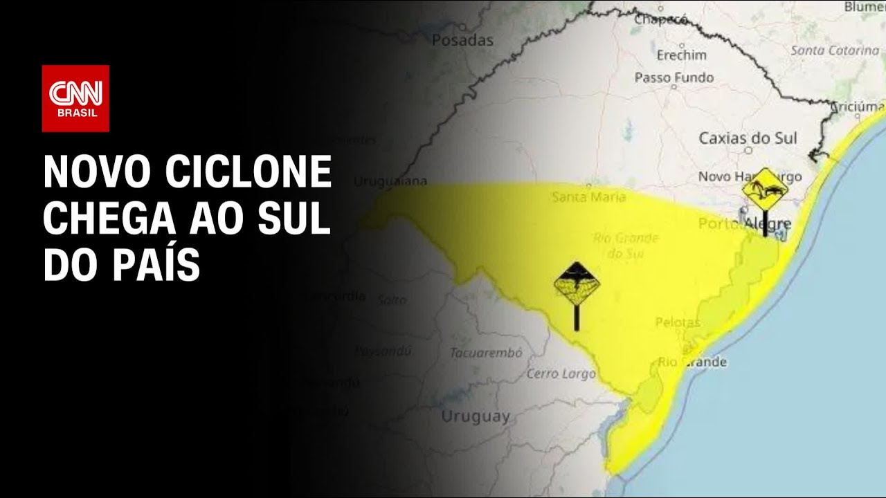 Novo ciclone chega ao Sul do país | CNN PRIME TIME