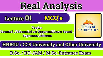 Real Analysis  MCQ