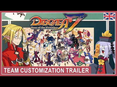 Disgaea 7: Vows of the Virtueless - Team Customization Trailer (Switch, PS4, PS5, Steam) (EU - EN)