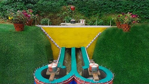 Construction Of Mini Hydroelectricity With Two Extremely Powerful Units