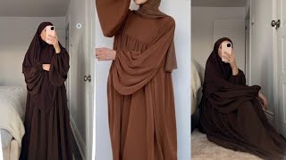 New trendy Abaya cutting and stitching/ step by step very easy method screenshot 3