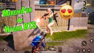 MirchiFun & HYDRA BTS IN SAME TEAM | PUBG MOBILE TDM GAMEPLAY | MIRCHIFUN