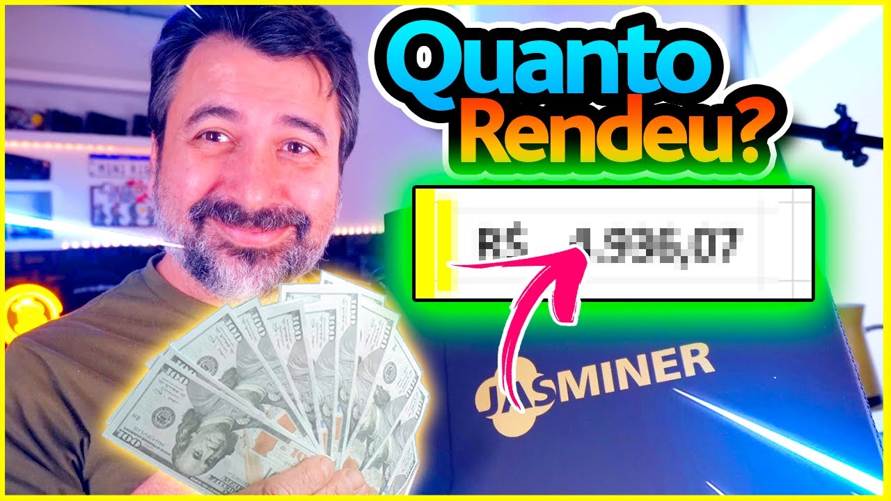 💴 6 meses minerando – Quanto rendeu? JASMINER  – Cpu Mining Vs Jasminer