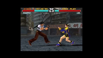 Tekken 3 (PSX-PS1) - XIAOYU vs LEI Gameplay