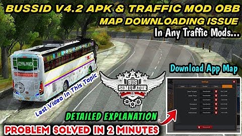 👌Bussid v4.2 Map Downloading Issue Solved In Any Traffic Mods | Problem Solved💥 |#Bussid