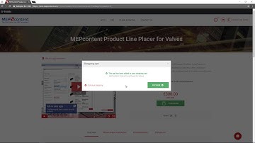 MEPcontent Product Line Placer for  Valves upgrade from trial to full version