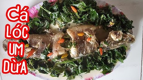 Món ăn xưa Cá lóc um dừa với lá cách nay nấu lại mà ngon/UCMT #19