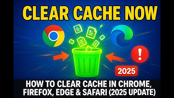 How to Clear Cache in Chrome, Firefox, Edge & Safari (2025 Update)