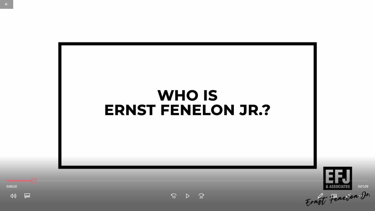 Who is Ernst Fenelon Jr.?