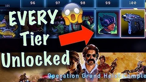 Unlocking EVERY Tier in the NEW Operation Grand Heist | Black Ops 4