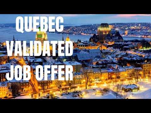 How To Get A Quebec Validated Job Offer In Canada In 2022 - YouTube