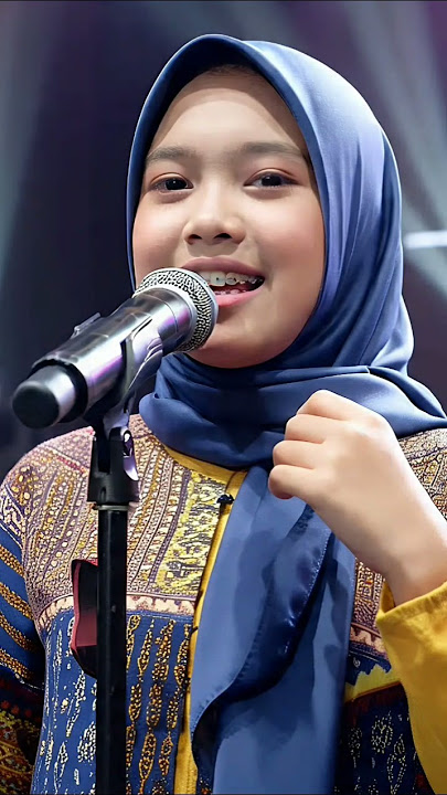 IGT Terdiam! Sholawat 'Allah Allah Aghisna' dari Gadis Hijab Ini Menyentuh Hati! #shorts #trending