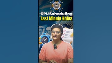 CPU Scheduling #shorts