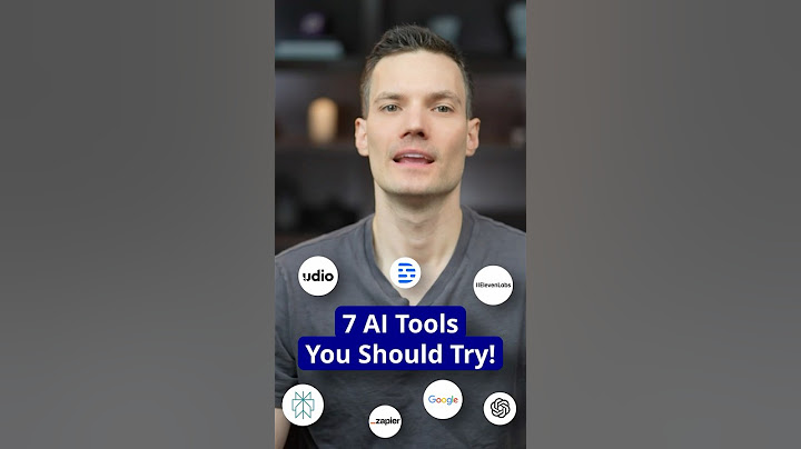 7 AI tools you NEED to try!
