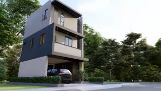 تصميم نموذج منزل صغير 30 متر ثلاث اداور
