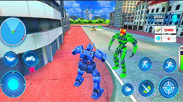 Robot Transformation Eagle Bike Shooting: Robot Transform Game #2 - Android Gameplay