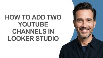How to Add Two Youtube Channels In Looker Studio - KevinHowTo
