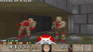 Ultimate Doom: Nostalgia Zero E1M3 "Zero Tolerance" UV-Max in 2:40