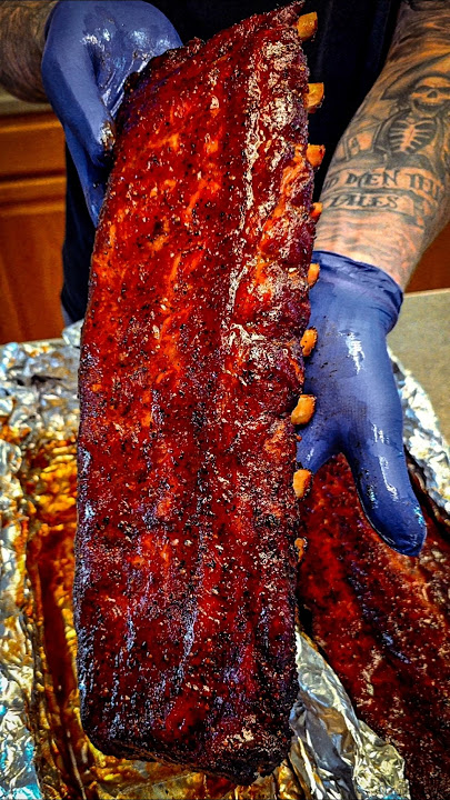 Baby Back Ribs on the Drum! #ribs #babybackribs #bbq #recipe #outdoorcooking #porkribs #smokedmeat