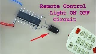 How to make a remote control light circuit, simple remote switch