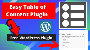 Free Easy Table of Contents WordPress Plugin | WordPresstable of contents table of contents plugin
