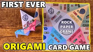 Rock Paper Crane | How to play the FIRST EVER Origami Card game
