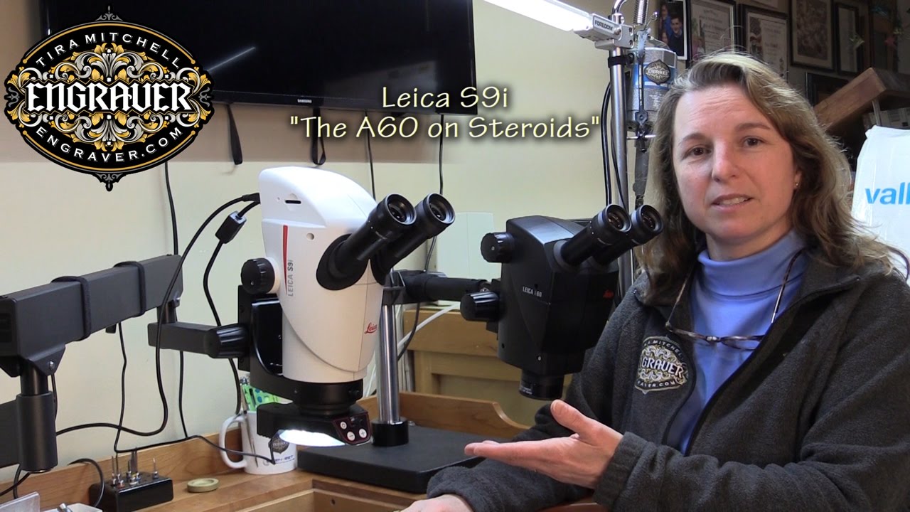 Ivesta C-Mount Trinocular Microscope for Engraving Jewelry and