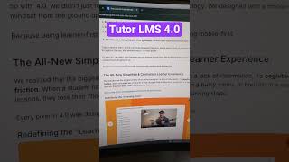 Mejoras importantes de Tutor LMS 4.0