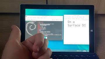 Installing LINUX on a SURFACE 3!