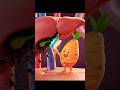 Haldi vs Liver Toxins 😲 | 3D Animated Health Video.#DreamScreenAI #shorts