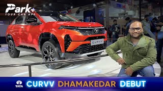 Tata Curvv Unveiled | Bharat Mobility Global Expo 2024 | Tata Curvv Walkaround #tatacurvv #carreview
