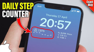 How to Add DAILY STEP COUNTER to Your iPhone Lock Screen - Full Guide