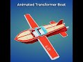 Transforming flying boat for sandbox game