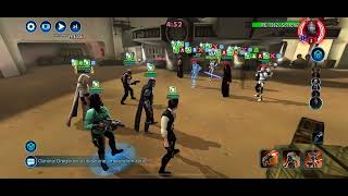 Swgoh : bam/sana/jml vs LV/scorch buff zeta