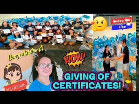 Giving of Certificates to Coaches and Swimmirs HKC Team@irenecerillochannel6263