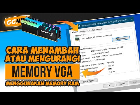 Video: Cara Menambah Memori Video Dari RAM