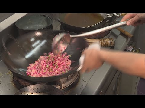 仙人掌炒飯-台灣美食│Cactus Fried Rice-Taiwanese Food