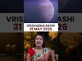 वृषभ राशिफल 31 मई 2026 | Vrasabh Rashi Horoscope