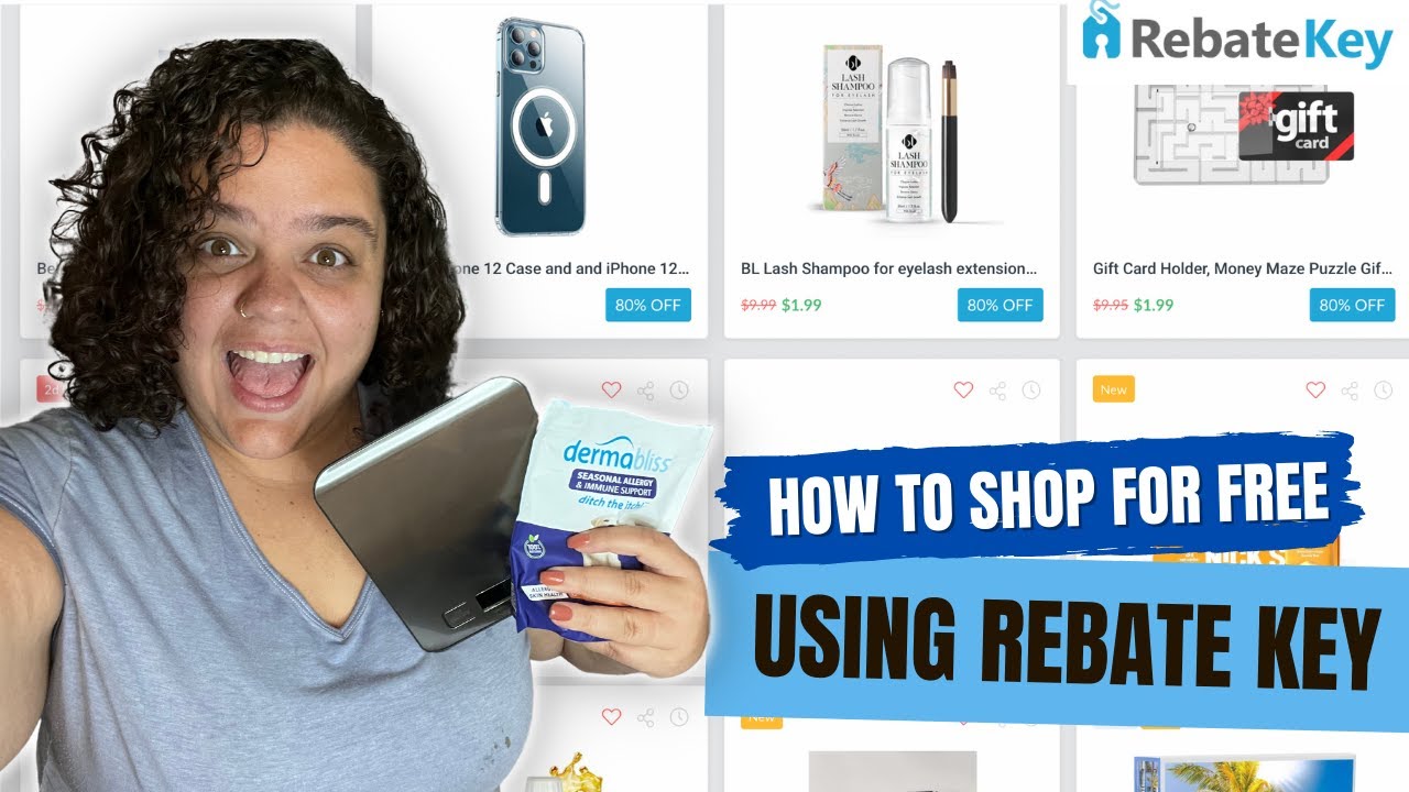 how-to-use-rebate-key-2021-how-to-shop-for-free-on-amazon-with-rebate